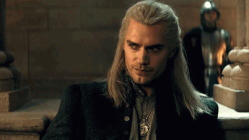 Netflix Series The Witcher Geralt Serious Stare GIF