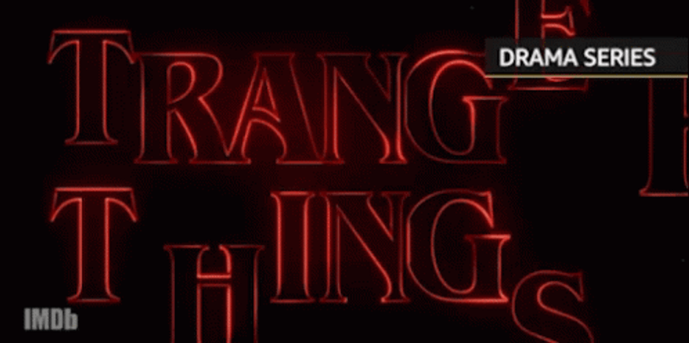 Netflix Stranger Things Intro GIF