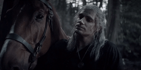 Netflix The Witcher Geralt Telling Funny Story GIF