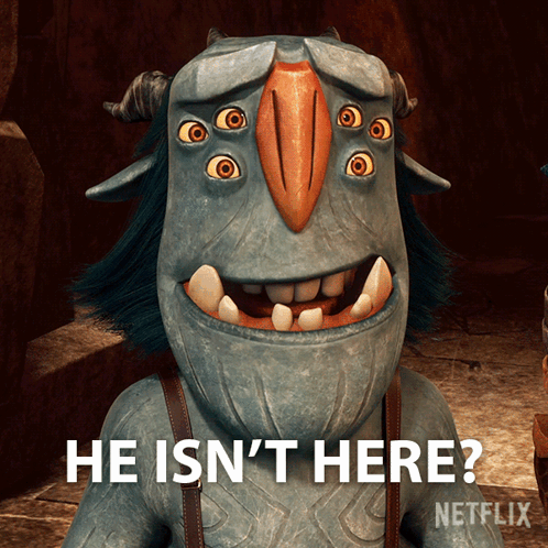 Netflix Troll Says He Isn't Here GIF