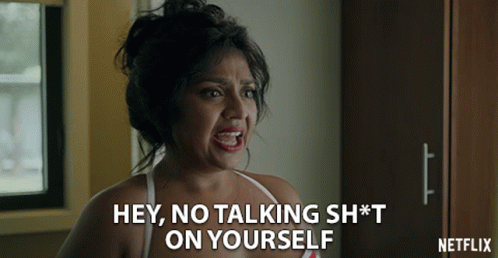Netflix Woman Saying Hey No Talking Sh*t
