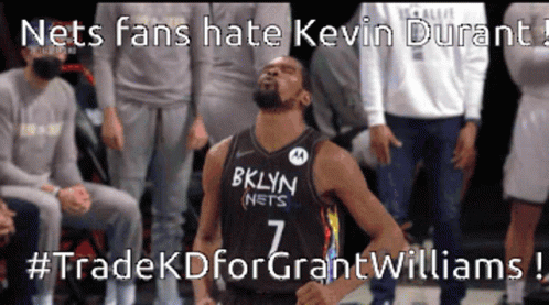 Nets Fans Hate Kevin Durant GIF