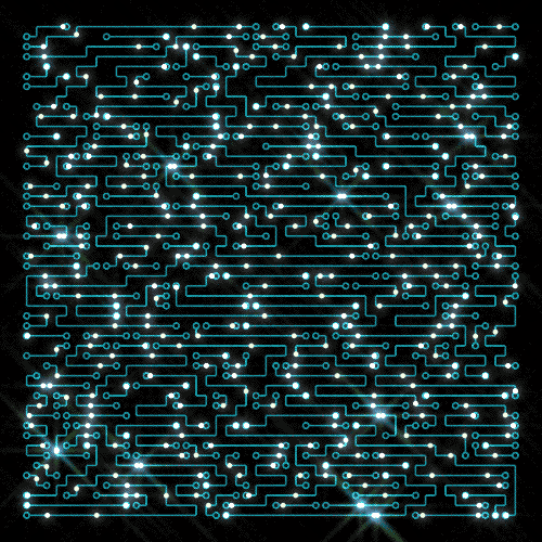 Network Perfect Loop Sparkles GIF