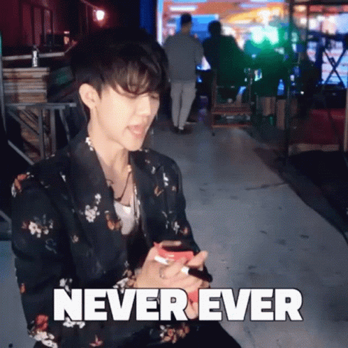 Asian Guy Never Ever GIF