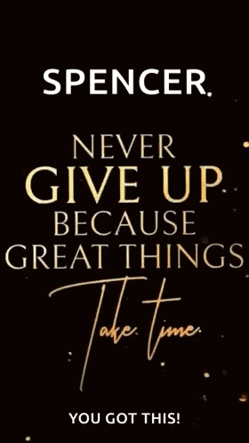 Never Give Up Spencer