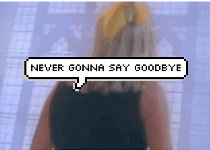 Never Gonna Give You Up Woman Hair Flip GIF
