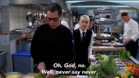 Never Say Never Asian Chef Cooking GIF