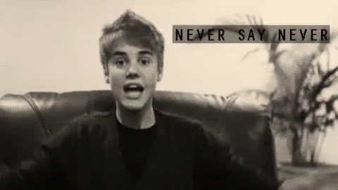 Never Say Never Justin Bieber GIF