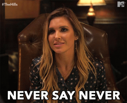 Never Say Never Stephanie Pratt The Hills GIF