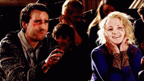 Neville Longbottom And Luna Lovegood GIF