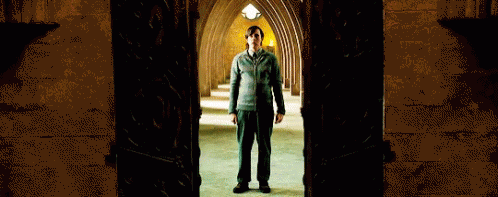 Neville Longbottom Opening Door GIF