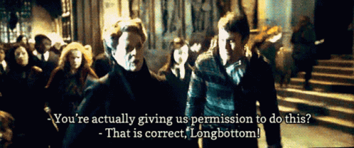 Neville Longbottom That Is Correct Maggie Smith GIF