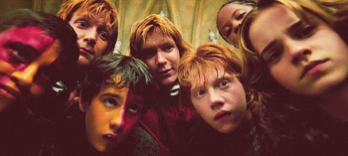 Neville Longbottom With Harry Potter Characters GIF