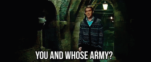 Neville Longbottom You And Whose Army GIF