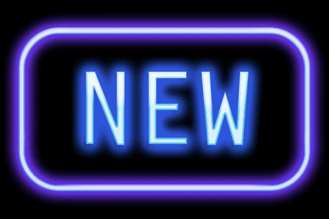 New Colorful Flashing Neon Sign GIF