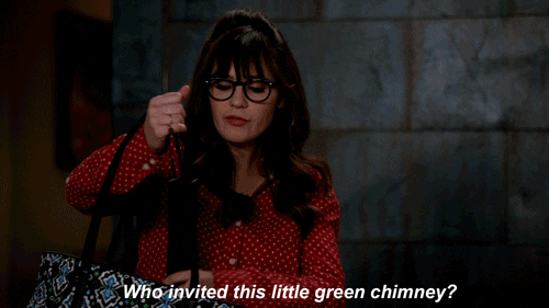 New Girl Who Invented This Chimney GIF
