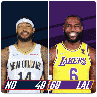 New Orleans And Lakers Players GIF