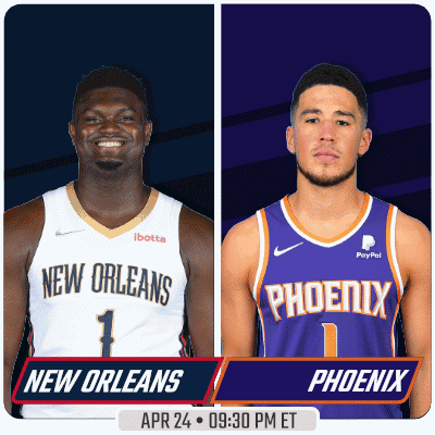 New Orleans And Phoenix Are Playing On April 24Th GIF
