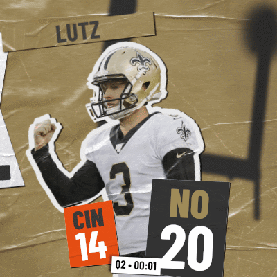 New Orleans Saints (20) Vs. Cincinnati Bengals (14) Second Quarter GIF