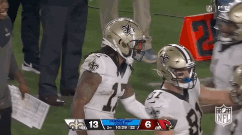 New Orleans Saints Atorian Perry Embraced By His Colleagues GIF