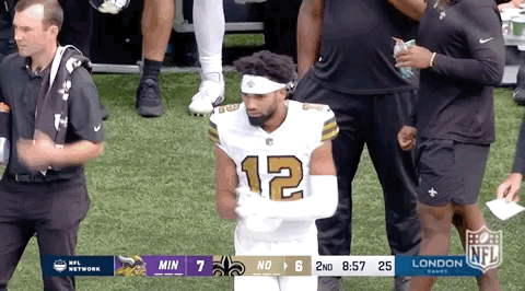 New Orleans Saints Chris Olave Calmly Clapping His Hands GIF
