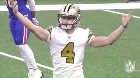 New Orleans Saints Derek Carr Disputing Referee's Call GIF