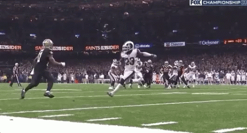 New Orleans Saints Gets Physical GIF