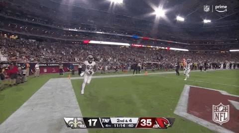 New Orleans Saints Juwan Johnson Scoring Touchdown GIF