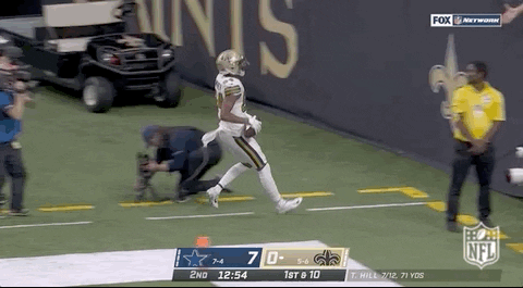 New Orleans Saints Mason Tipton Do Guitar Strumming Gesture GIF