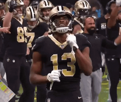 New Orleans Saints Player Number 13 GIF