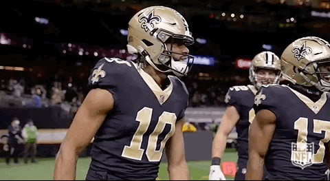 New Orleans Saints Players Got Fervently Energized GIF