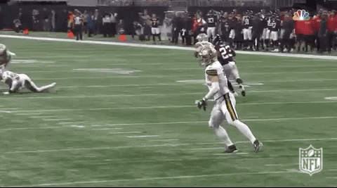 New Orleans Saints Taysom Hill Air Punching GIF