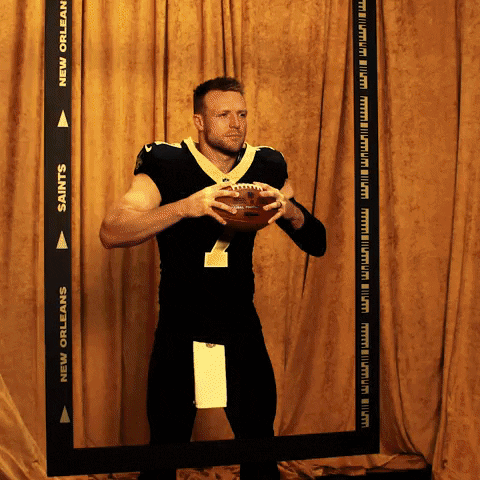 New Orleans Saints Taysom Hill Closeup Shot GIF