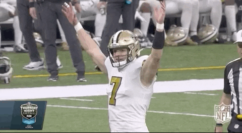 New Orleans Saints Taysom Hill Rejoicing GIF