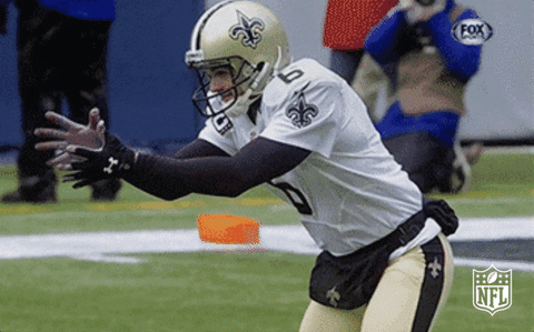 New Orleans Saints Thomas Morstead Receiving Snapped Ball GIF