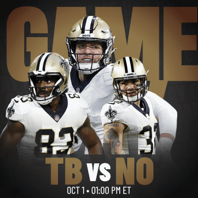 New Orleans Saints Vs Chicago Bears Poster GIF