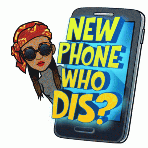 New Phone Who Dis News Flash Avatar Girl GIF