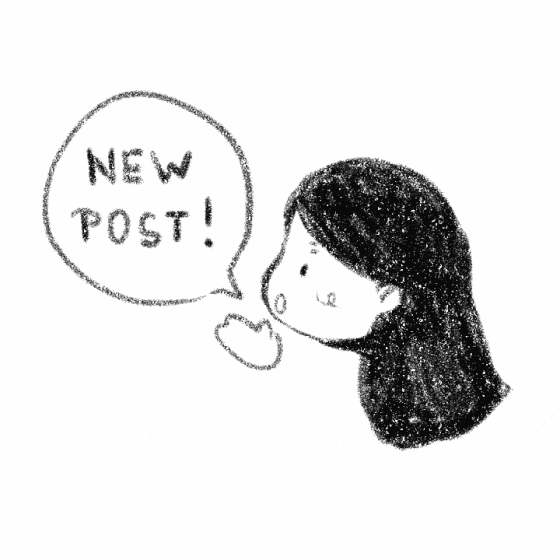 New Post Drawing Girl Shouting GIF