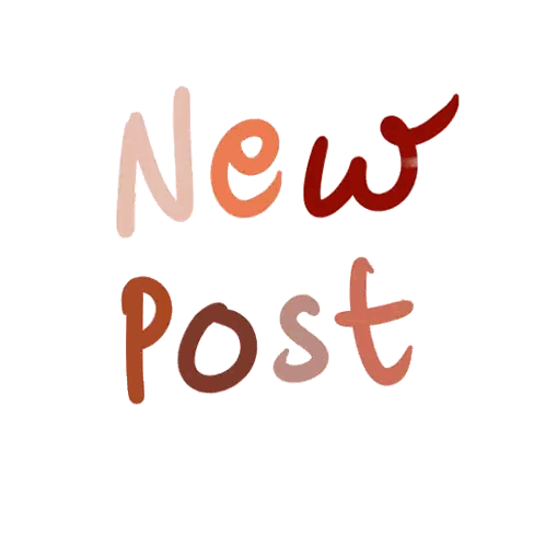 New Post Text in Brown Shades
