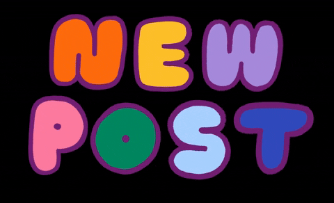 New Post Twinkling Text Effect GIF