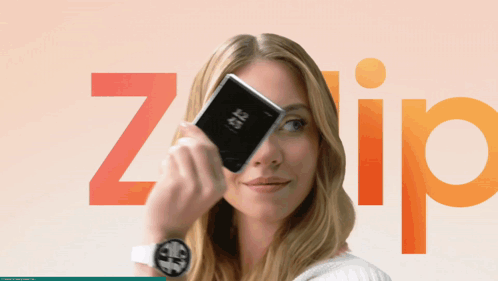New Samsung Flip Phone GIF