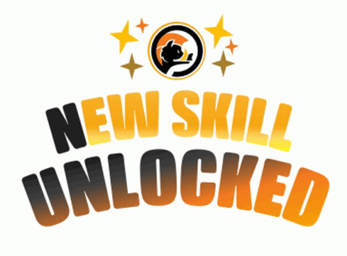 New Skill Unlocked Lion Logo