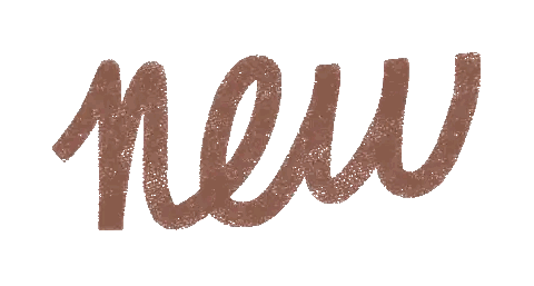 New Word in Brown Letters