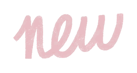 New Written in Pink Letters