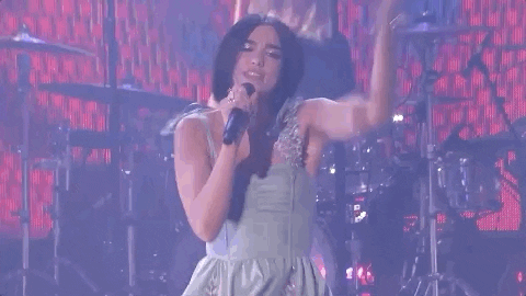 New Year Dua Lipa Dancing GIF