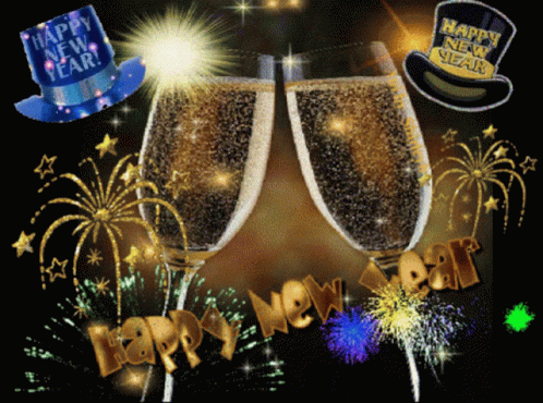 New Year's Eve Cheers GIF