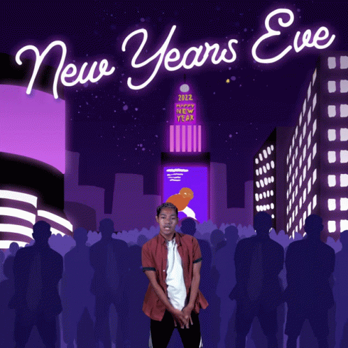 New Year's Eve Dance Party GIF