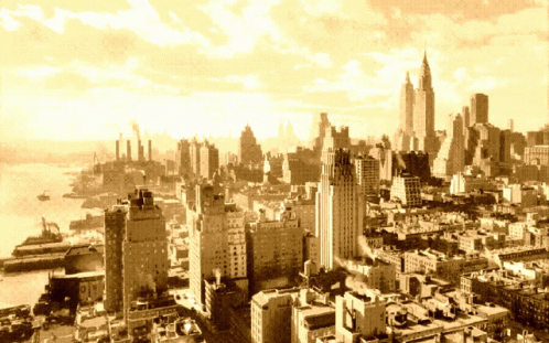 New York 1900 Skyline GIF