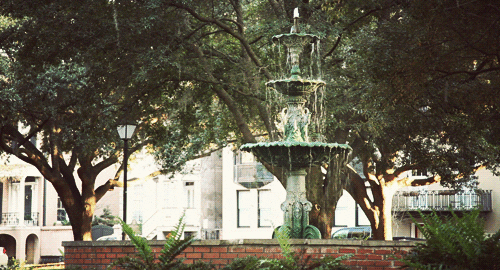 New York City Relaxing Fountain GIF