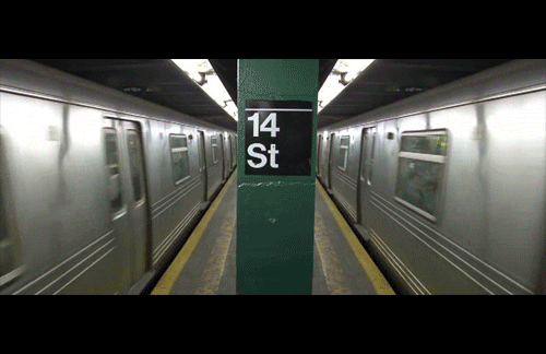 New York City Subway 14 Street GIF